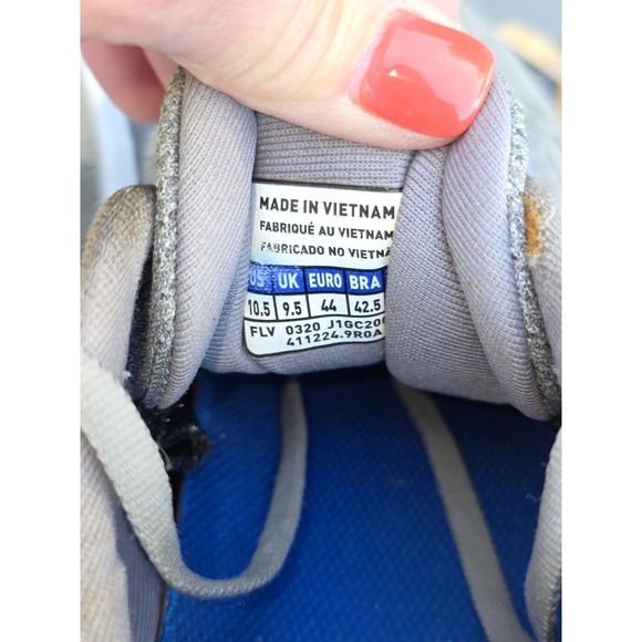 Mizuno Wave Rider 24 Running Shoes Lunar Rock-Nimbus Cloud Grey, Men's US 10.5 - Picture 12 of 13